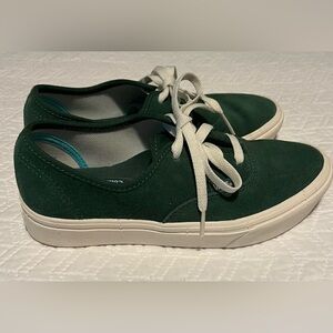 Vans Women's Dark Green Canvas Sneakers